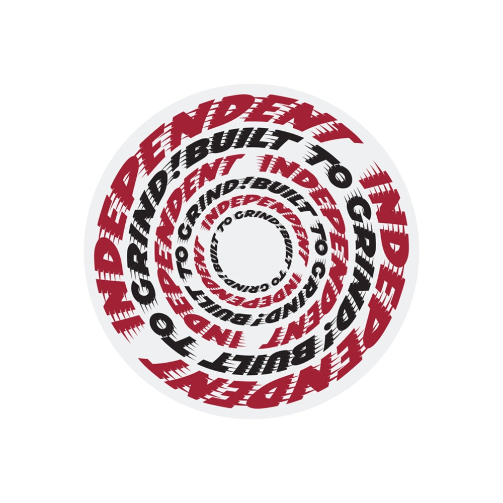 BTG SPEED RING 4” STICKER (RED/BLACK) U4505-C01