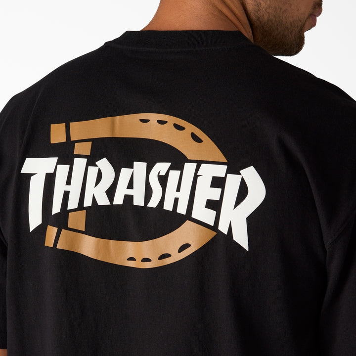 DICKIES X THRASHER S/S SHIRTS ブラック Lサイズ