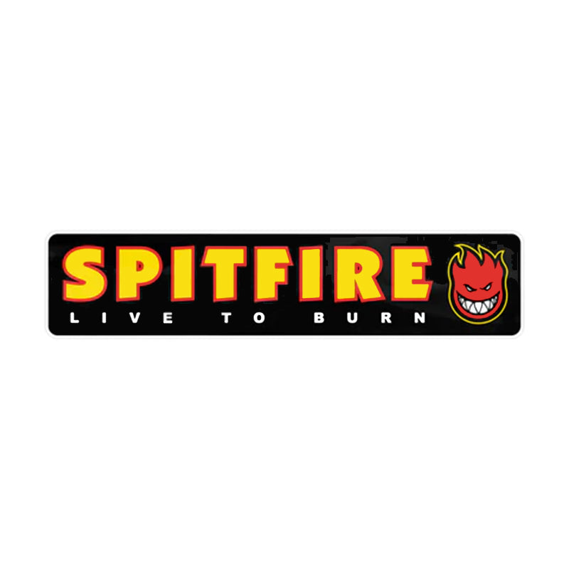 SPITFIRE LIVE TO BURN ステッカー U4713-C01