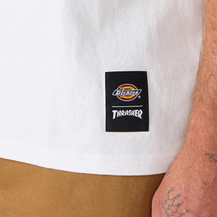 DICKIES X THRASHER S/S SHIRTS ホワイト Lサイズ