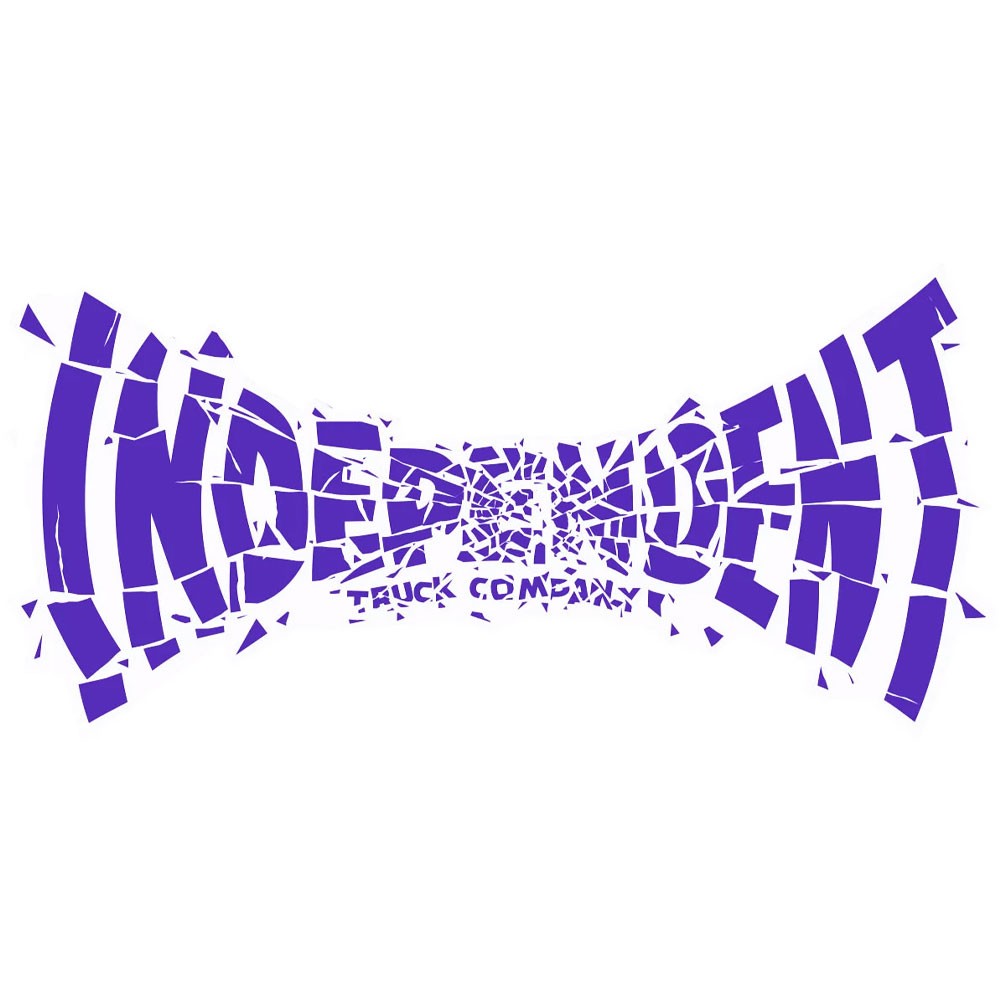 SHATTER SPAN STICKER 6” (BLUE)