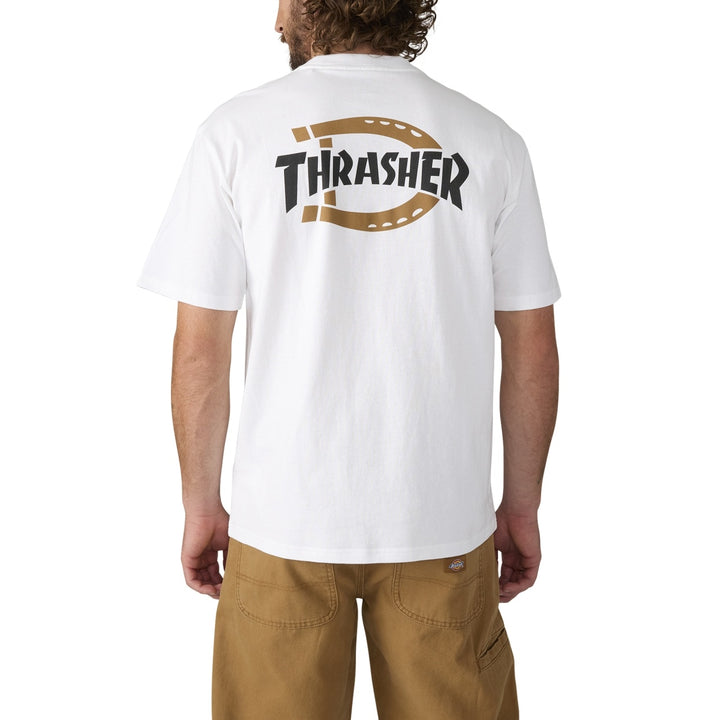 DICKIES X THRASHER S/S SHIRTS ホワイト Lサイズ