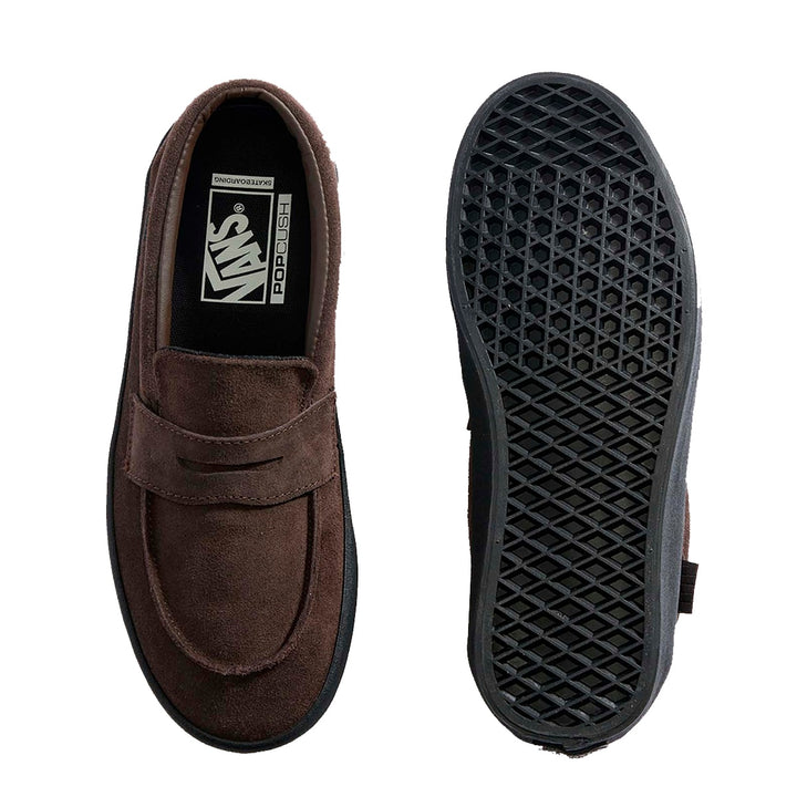 VANS SKATE LOAFER (ローファー) BROWN/BLACK