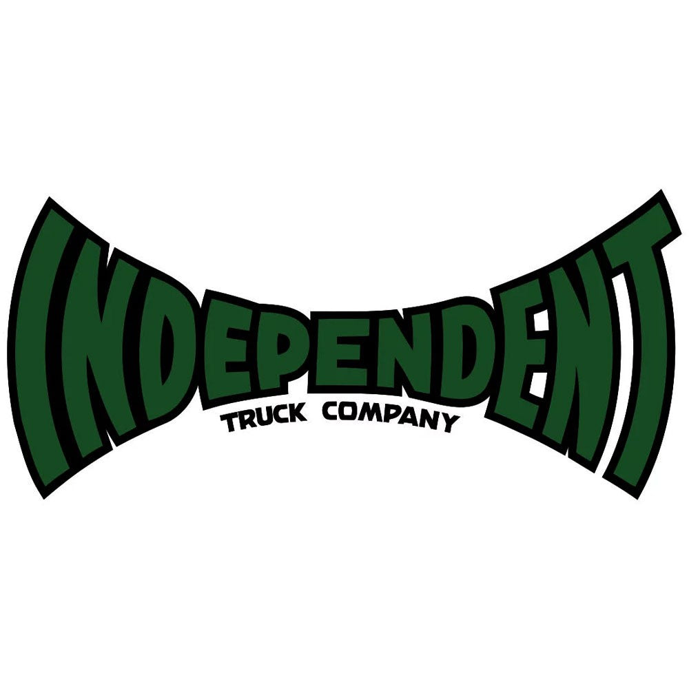 SPAN LOGO STICKER 7” (GREEN)