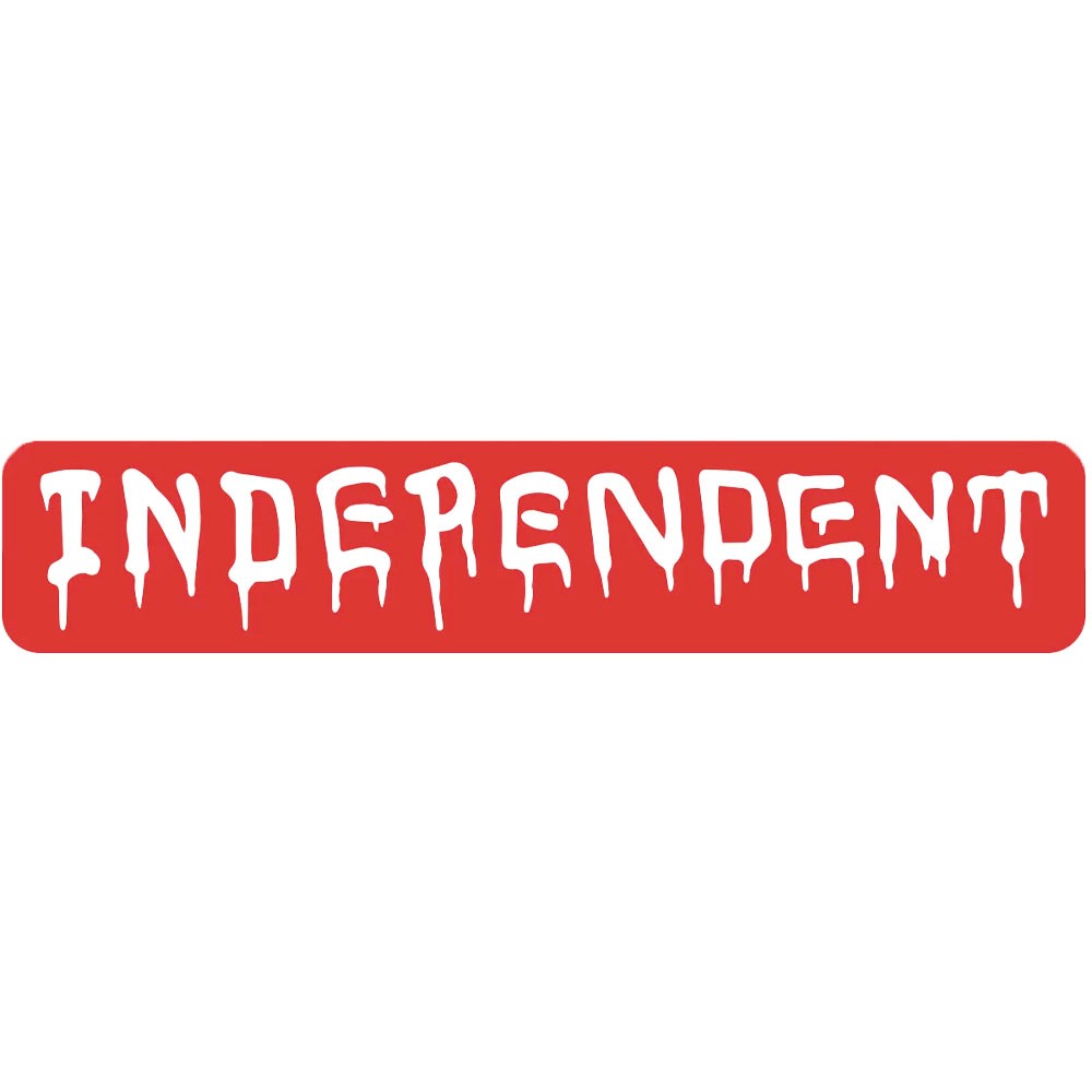 INDEPENDENT VANDAL STICKER 6” (RED)