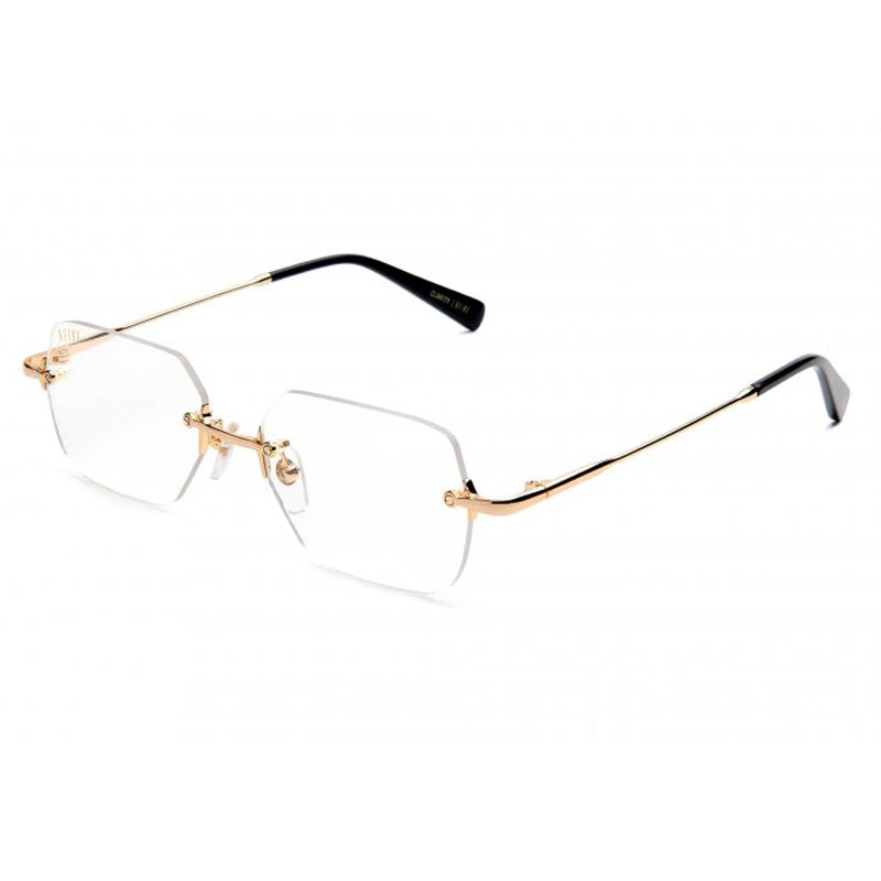 CLARITY LITE 24k Gold Clear Lens Glasses スケートボード スケボー