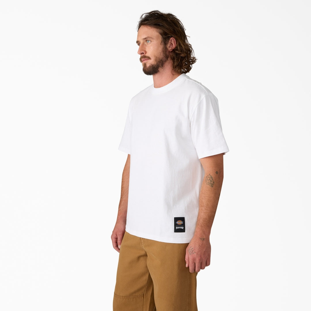 DICKIES X THRASHER S/S SHIRTS ホワイト Lサイズ