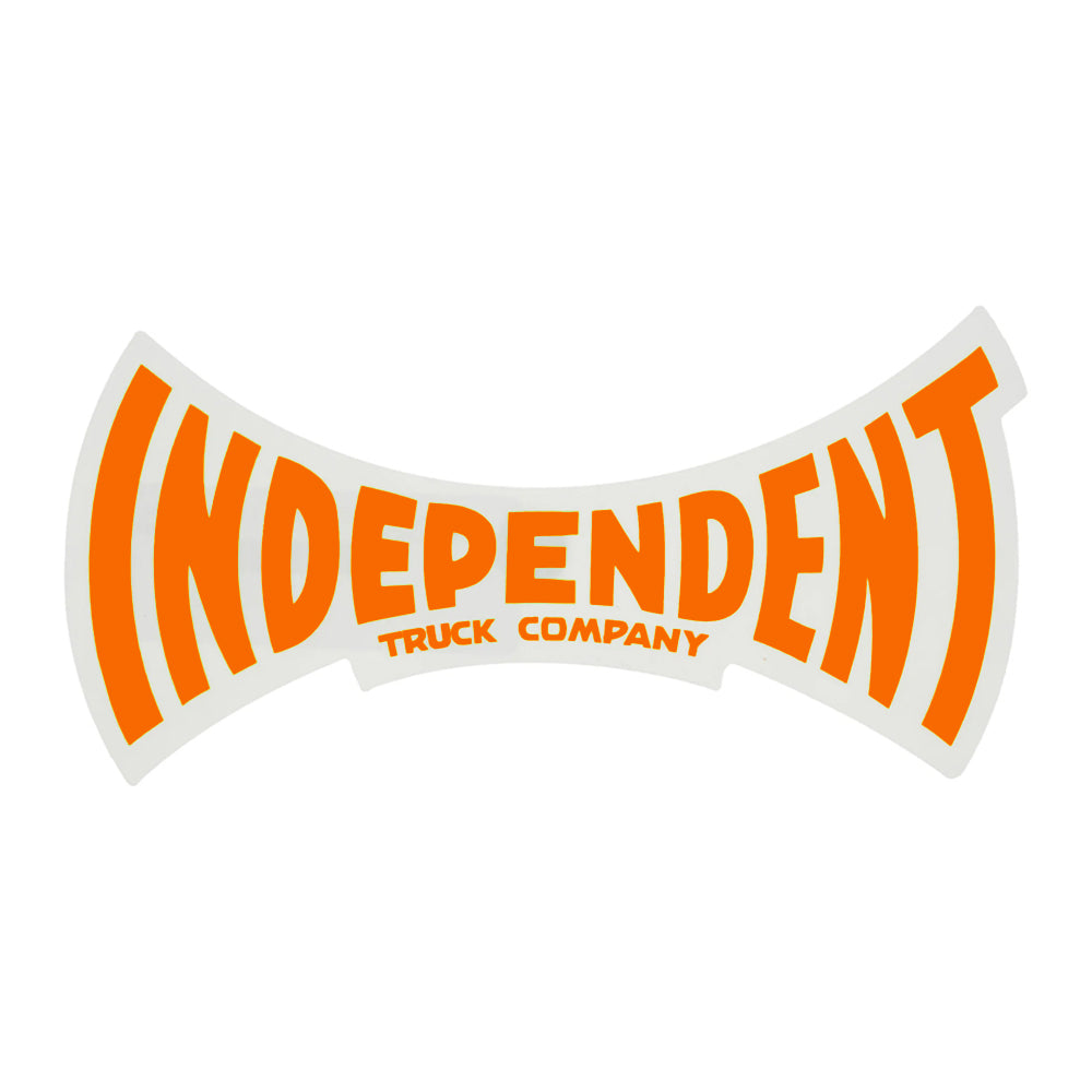 ITC SPAN 6” STICKER (ORANGE/CLEAR) U4507-C01