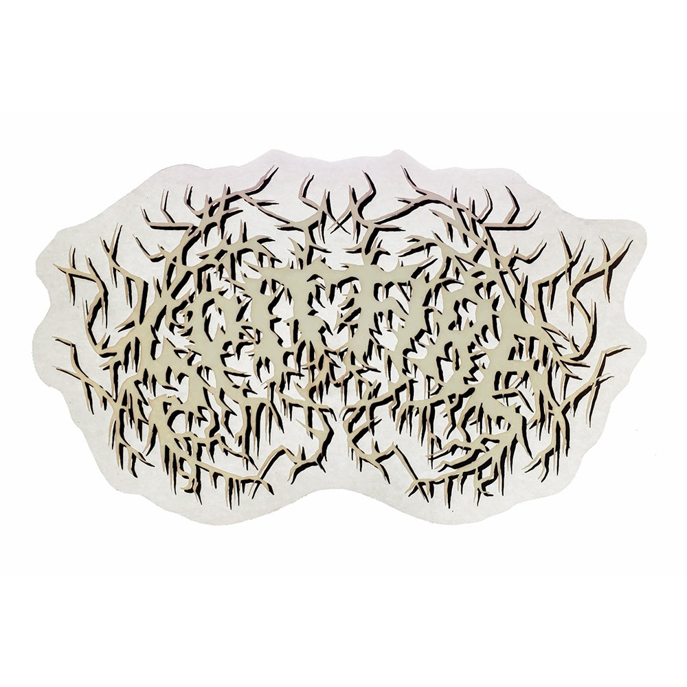 DEATHMASK STICKER WHITE/BLACK/CLEAR (M) U4709-C01S01