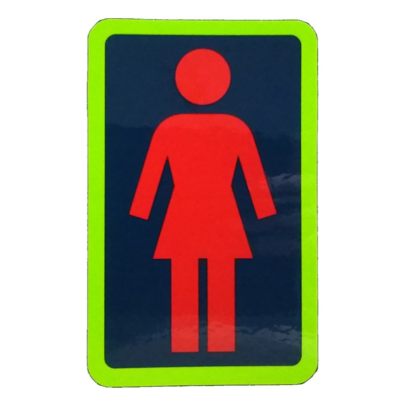 OG STICKER 6” (RED/FOREST GREEN)