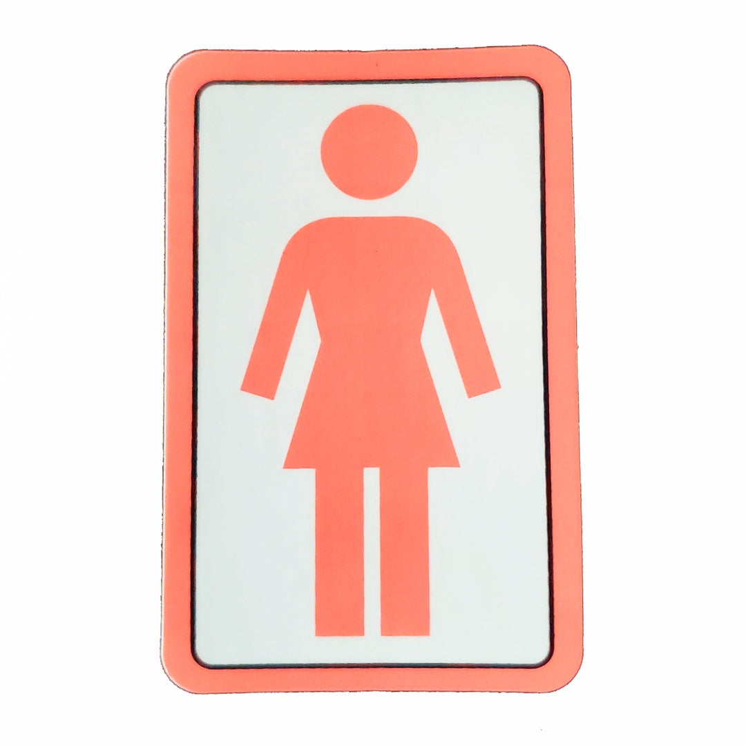 OG STICKER 3” (WHITE/PINK)
