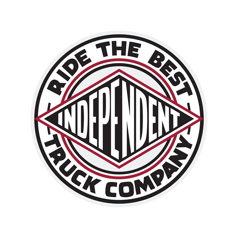 RTB SUMMIT 6” STICKER (WHITE/BLACK/RED) U4504-C01