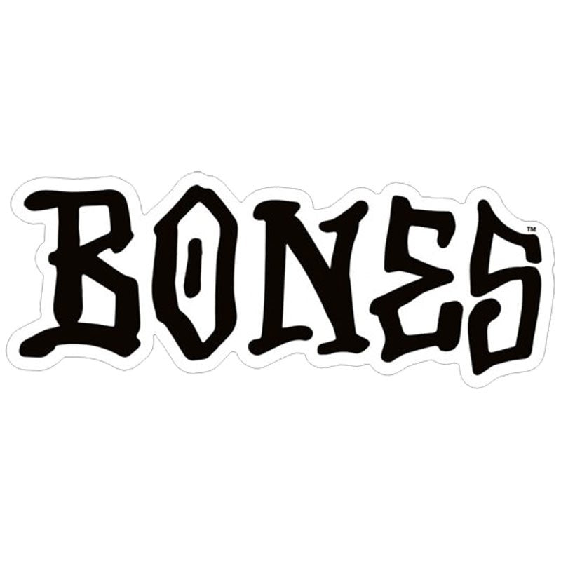 BONES 5” STICKER (WHITE/BLACK)