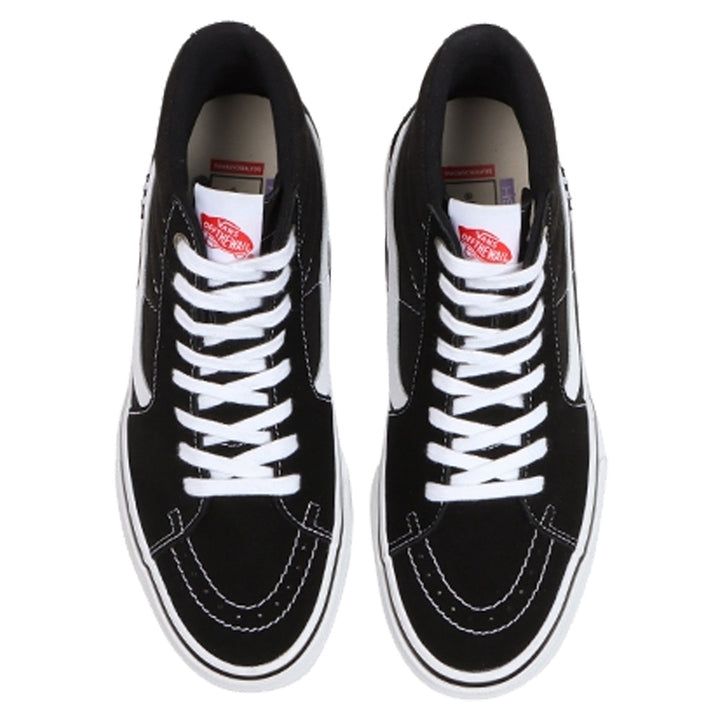 VANS SKATE SK8 HI (スケートハイ) BLACK/WHITE