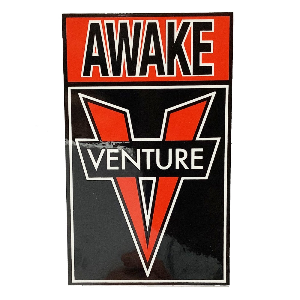 OG AWAKE STICKER(BLACK/RED)
