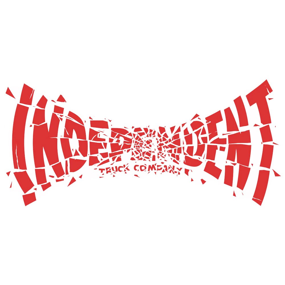 SHATTER SPAN STICKER 6” (RED)