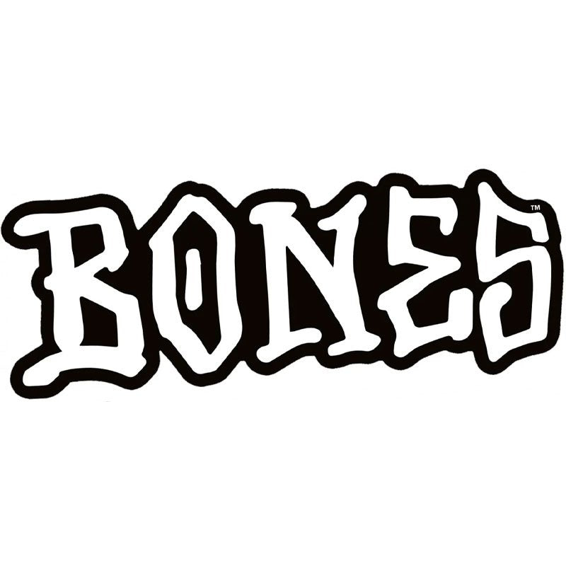 BONES 5” STICKER (BLACK/WHITE)