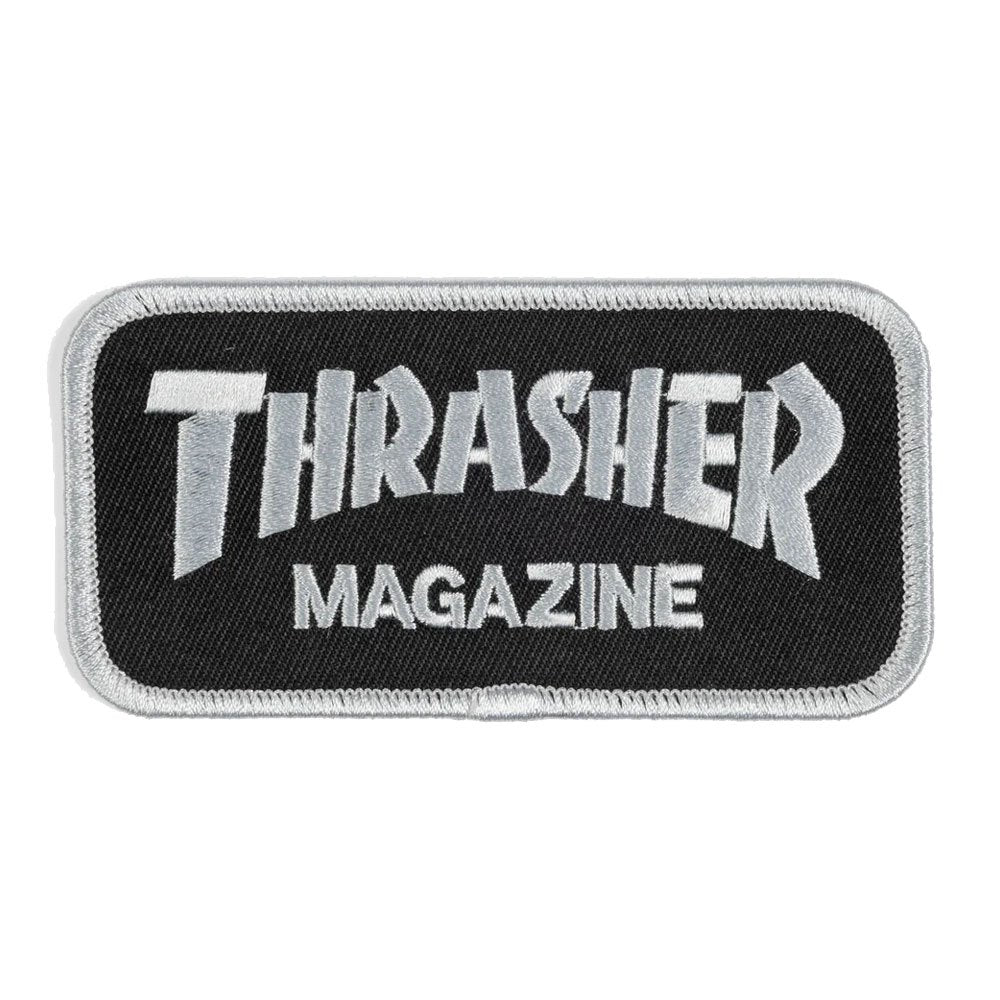 THRASHER PATCH (BLACK/SILVER)
