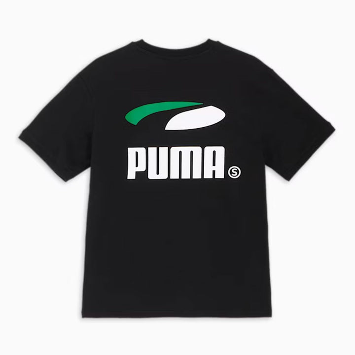PUMA LOGO S/S TEE (PUMA BLACK) Lサイズ