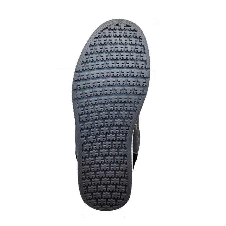 GRASSHOPPER BLACK AND GREY SUEDE