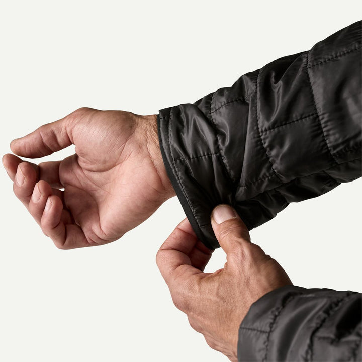 メンズ・ナノ・パフ・フーディ ( BLK ) ( Mサイズ )