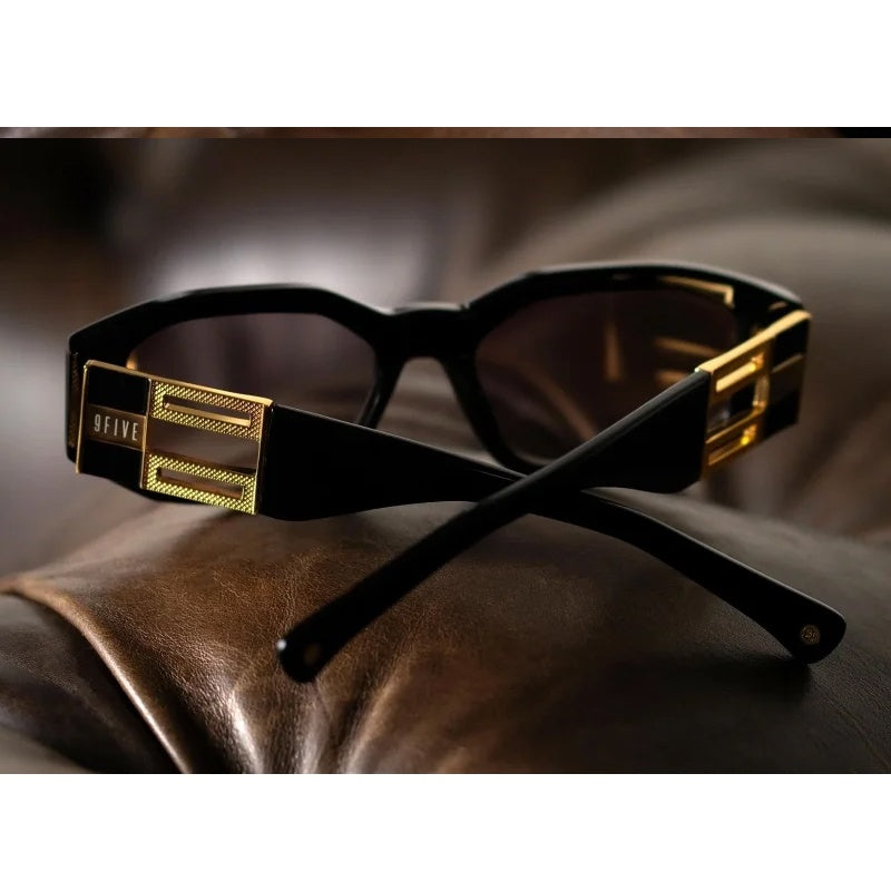 LEVELS Black & 24k Gold Suglansses U1278-C01S01