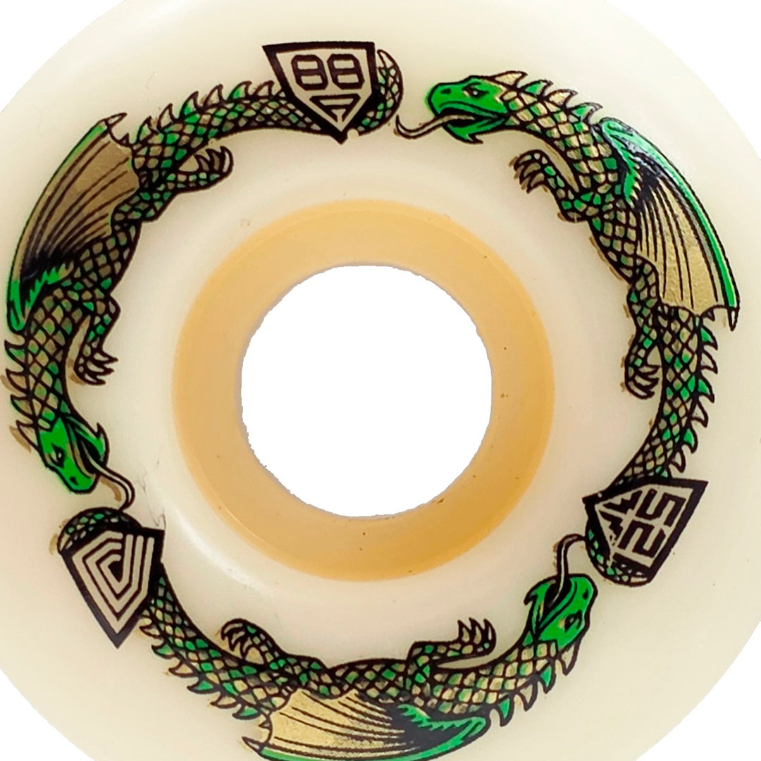 POWELL DRAGON FORMULA GREEN 52mm×31mm 88A
