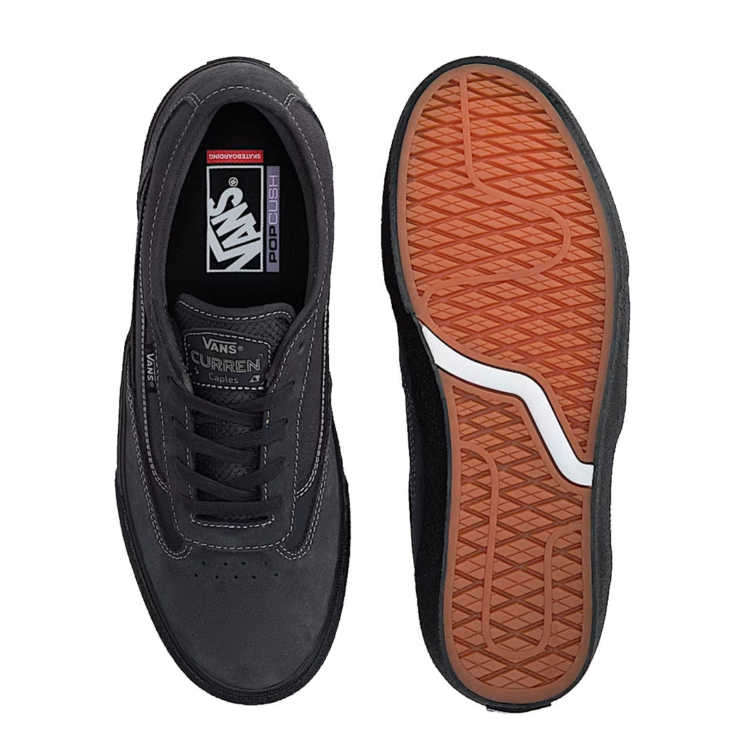 VANS SKATE CURREN CAPLES カレン・ケープルズ CHARCOAL/BLACK スケートボード スケボー シューズ スケシュー スニーカー 靴 メンズ