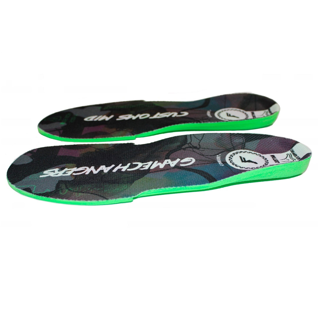 GAME CHANGERS ELITE CUSTOM ORTHOTICS MID BLACKCAMO/WHITE スケートボード スケボー インソール ソール
