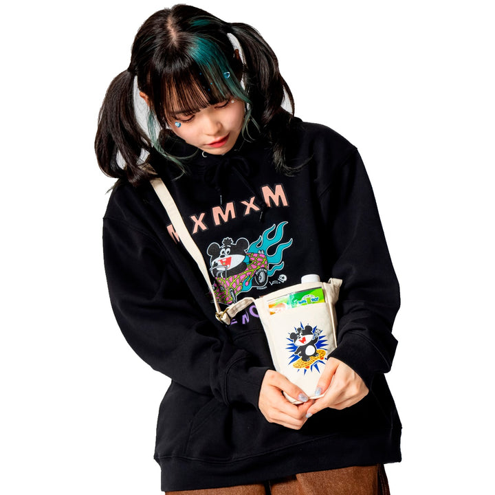 でん六 x MxMxM “ポリッピーと一緒” ポーチ BEIGE