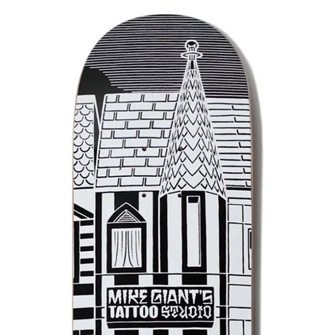 MIKE GIANT X FTC THE BLOCK BLACK 8.25 スケートボード スケボー デッキ