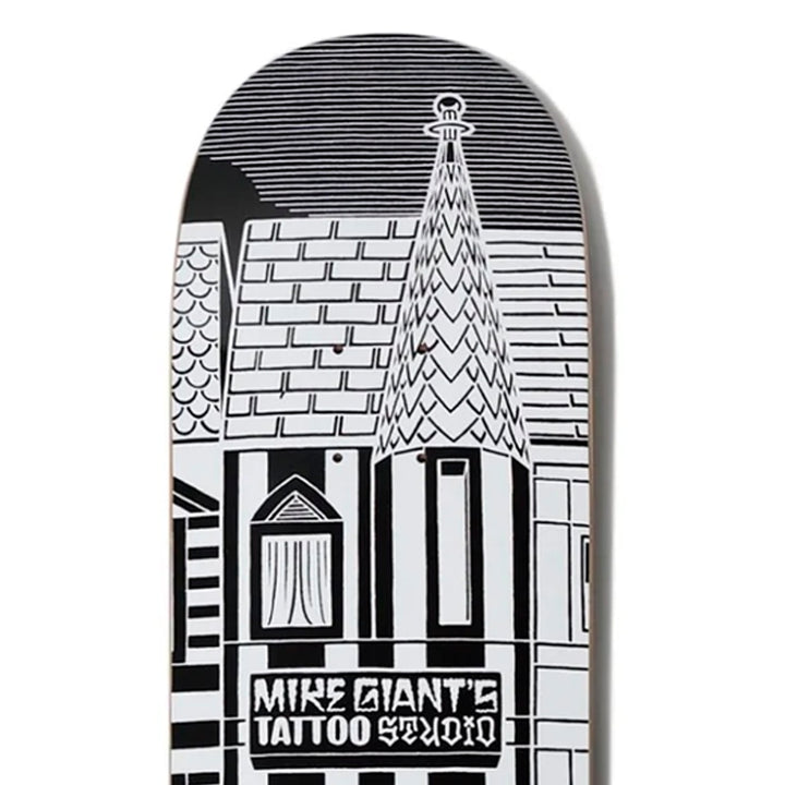 MIKE GIANT X FTC THE BLOCK BLACK 8.25 スケートボード スケボー デッキ