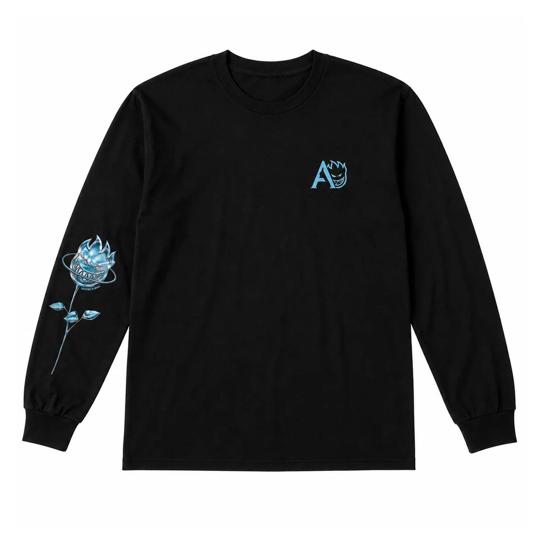 SPITFIRE x APRIL CHROME ROSE BIGHEAD BLACK Lサイズ スケートボード スケボー ロングスリーブTシャツ 長袖
