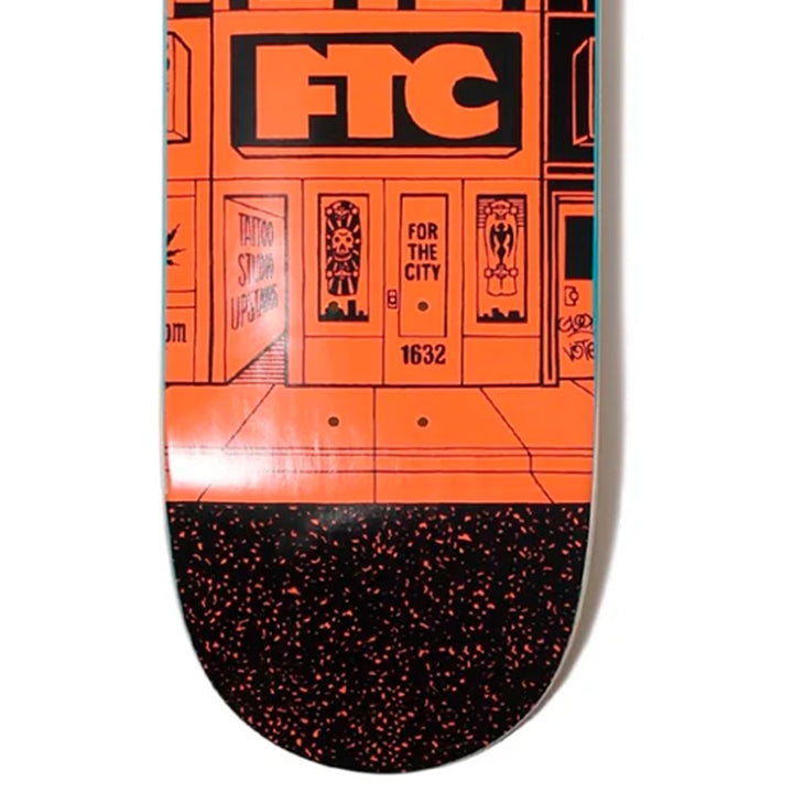 MIKE GIANT X FTC THE BLOCK ORANGE 8.0 スケートボード スケボー デッキ