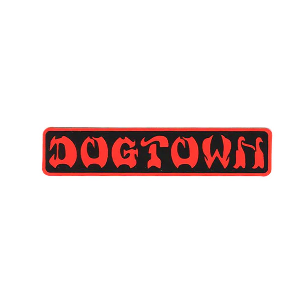 DOGTOWN BAR LOGO STICKER RED/BLACK ( LARGEL ) スケートボード スケボー ステッカー シール
