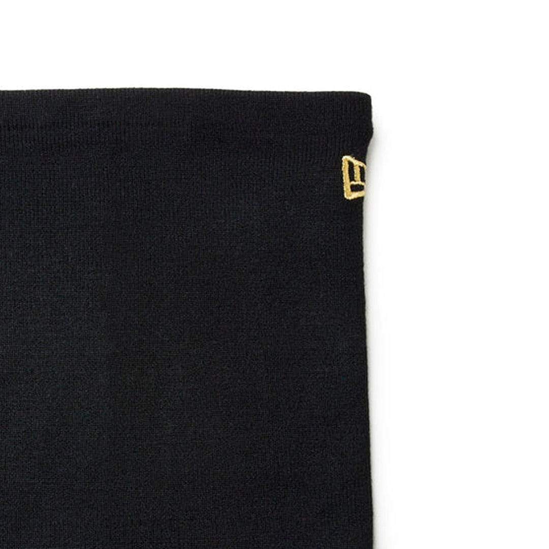 チューブネックウォーマー (ブラック/ゴールド)