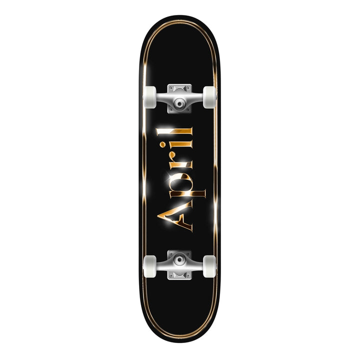 TEAM OG LOGO GOLDEN BLACK 8.0 コンプリートスケートボード スケボー コンプリート 完成組立品 セット