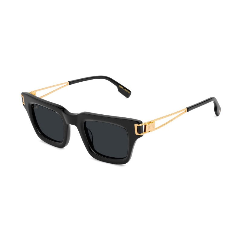 AVENUE Black & 24K Gold Sunglasses U1268-C01S01