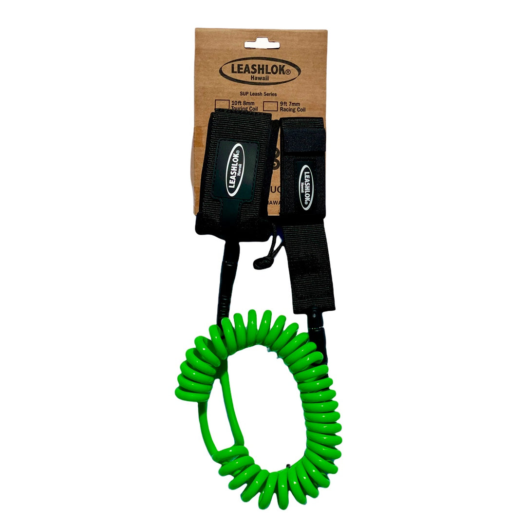 RACING SUP COIL SERIES ANKLE GREEN 9FT 7mm