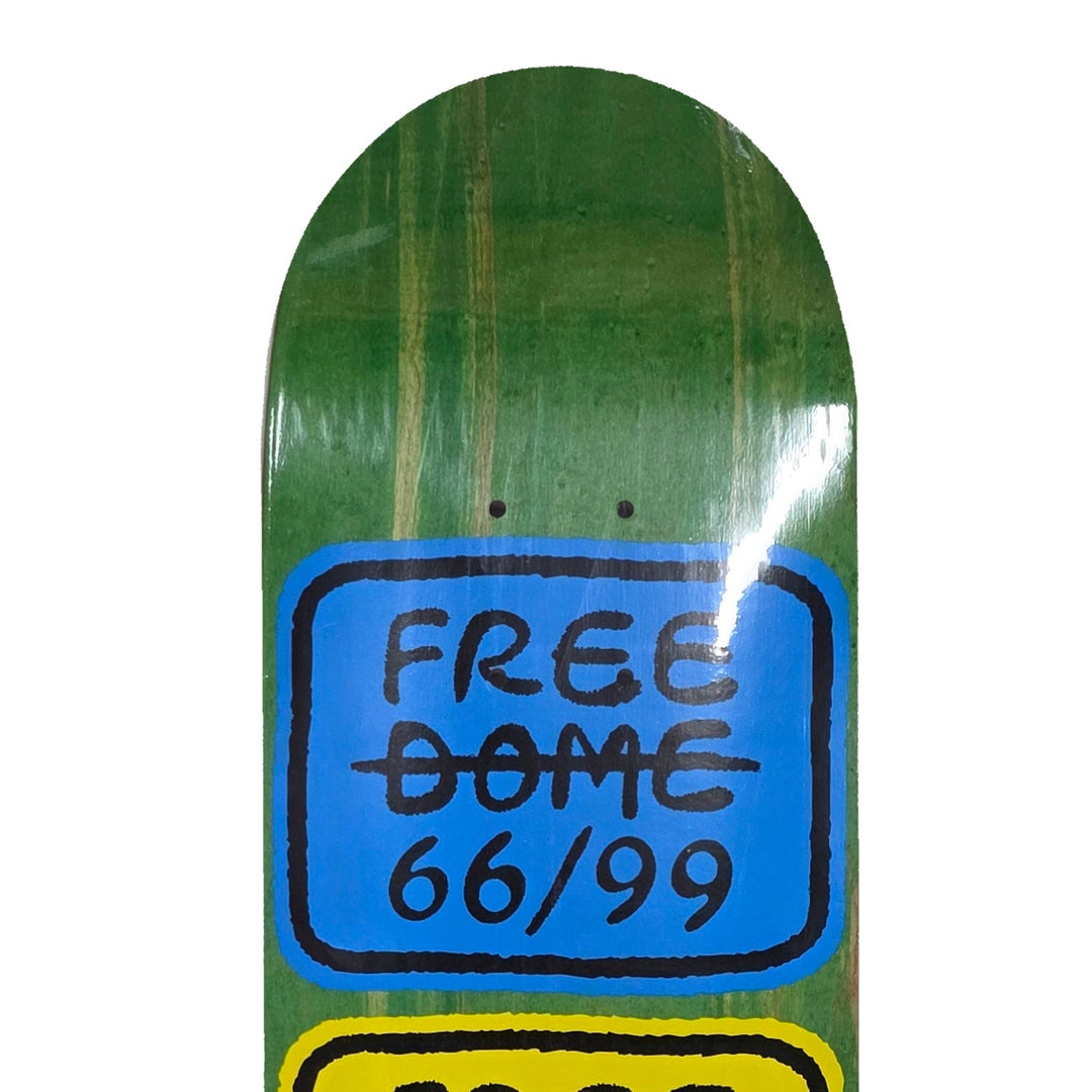 STACKED LOGO GREEN (BLUE/YELLOW/GRAY) TEAM 8.0 スケートボード スケボー デッキ