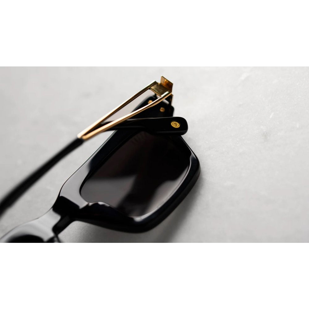 AVENUE Black & 24K Gold Sunglasses U1268-C01S01