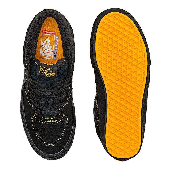 VANS SKATE HALF CAB ハーフキャブ BLACK/MUSTARD