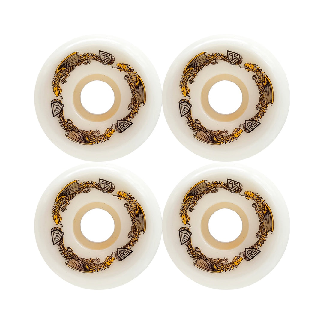 POWELL DRAGON FORMULA YELLOW 58mm×33mm 95A