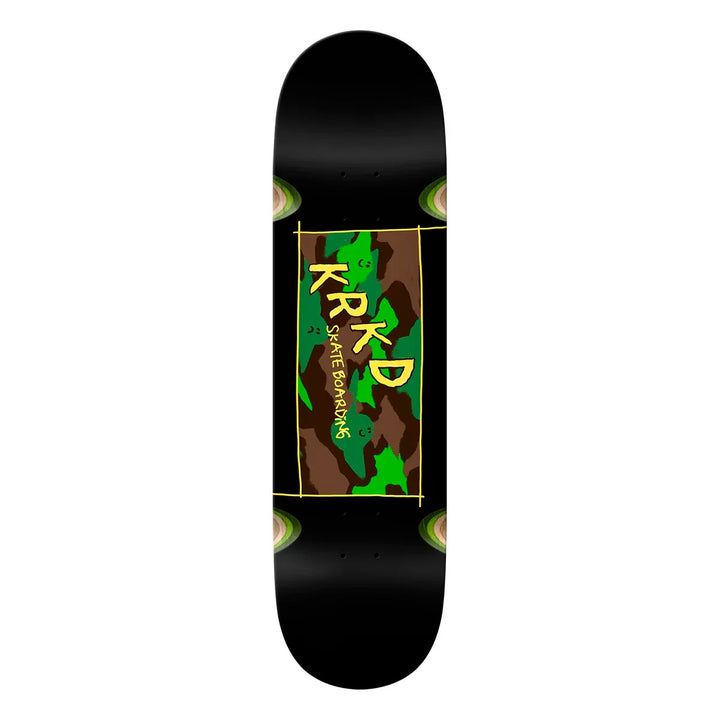 TEAM CAMO BLACK 8.25 スケートボード スケボー デッキ