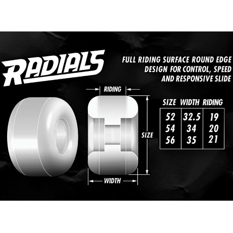 F4 99 RADIALS GRANT UNDEAD 57.5mm U2781-C01S01