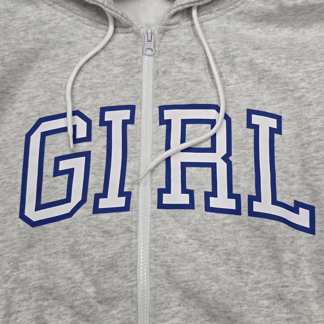 ARCH LOGO FULLZIP GREY スケートボード スケボー メンズトップス アパレル フード ジップフード