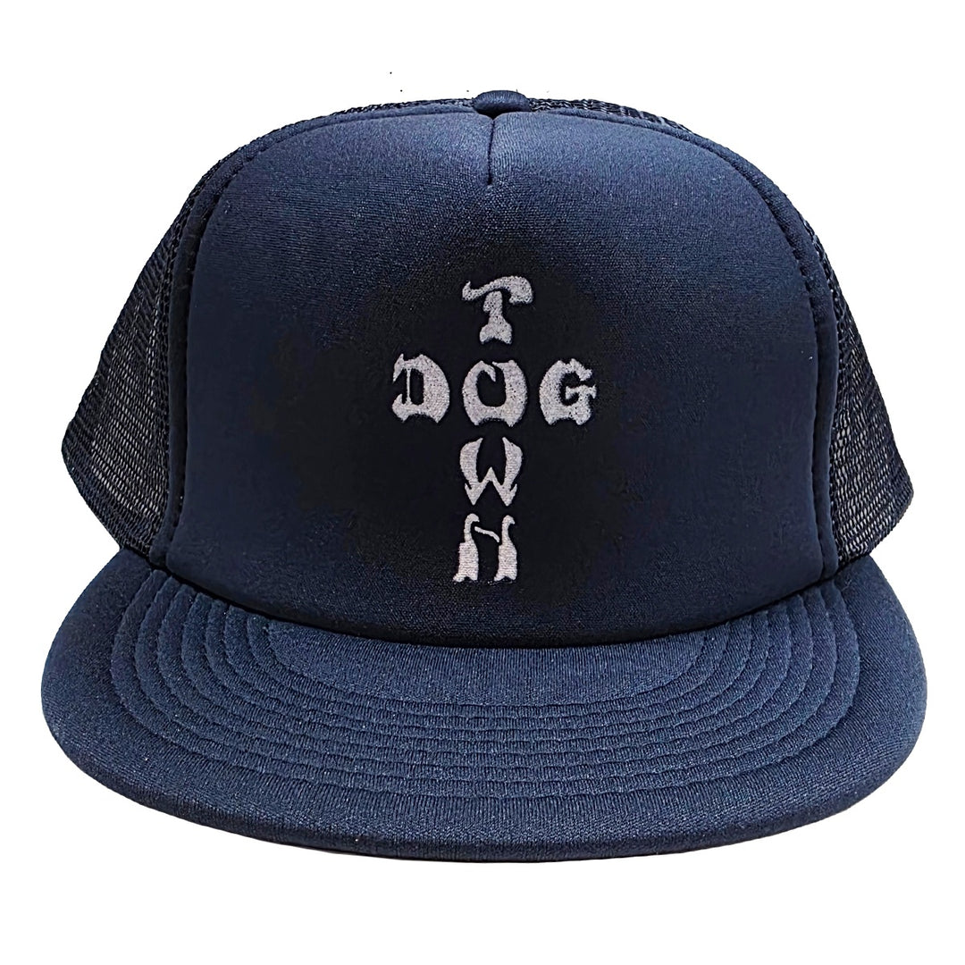 CROSS LETTER FLIP MESH HAT NAVY スケートボード スケボー キャップ メンズ アパレル 帽子