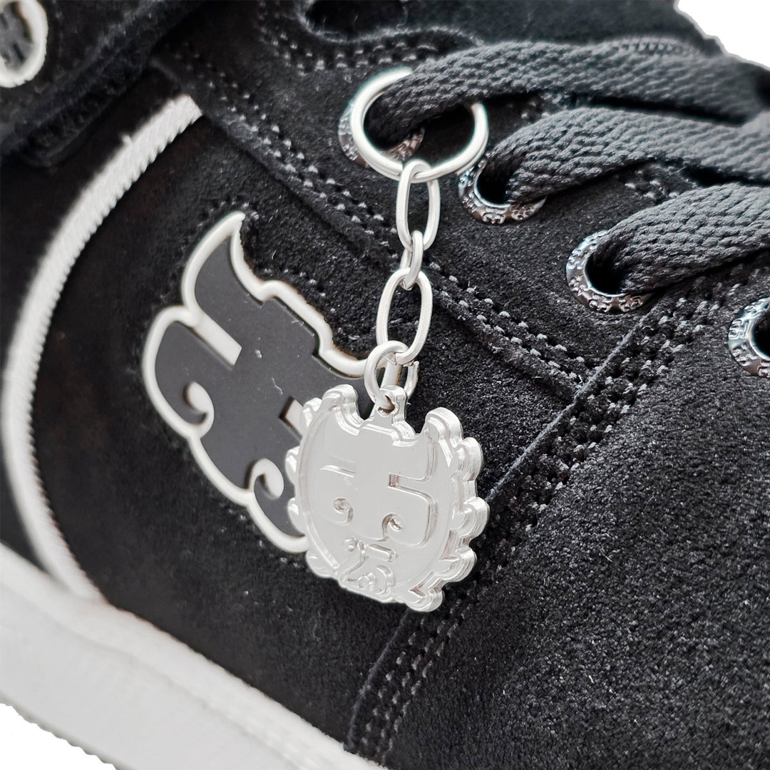 GRASSHOPPER WAXED AND SHEARLING BLACK