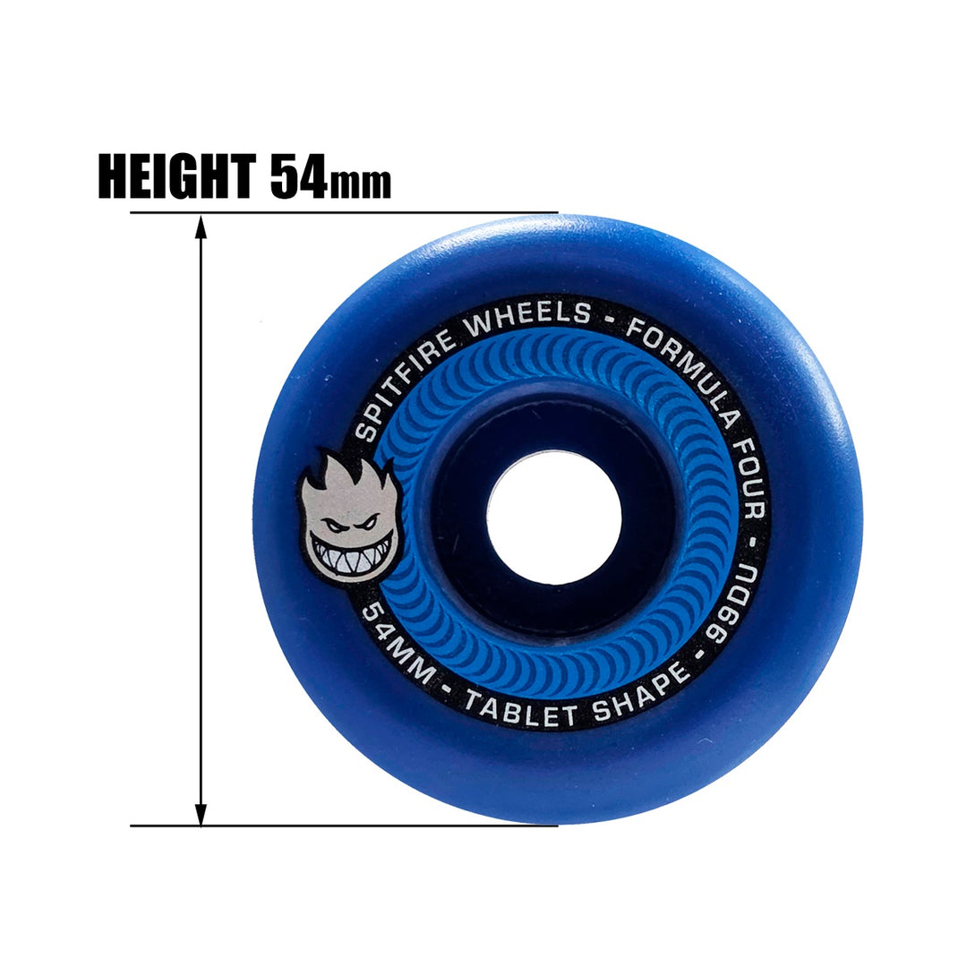 F4 99 TABLETS BLUE 54mm スケートボード スケボー ウィール