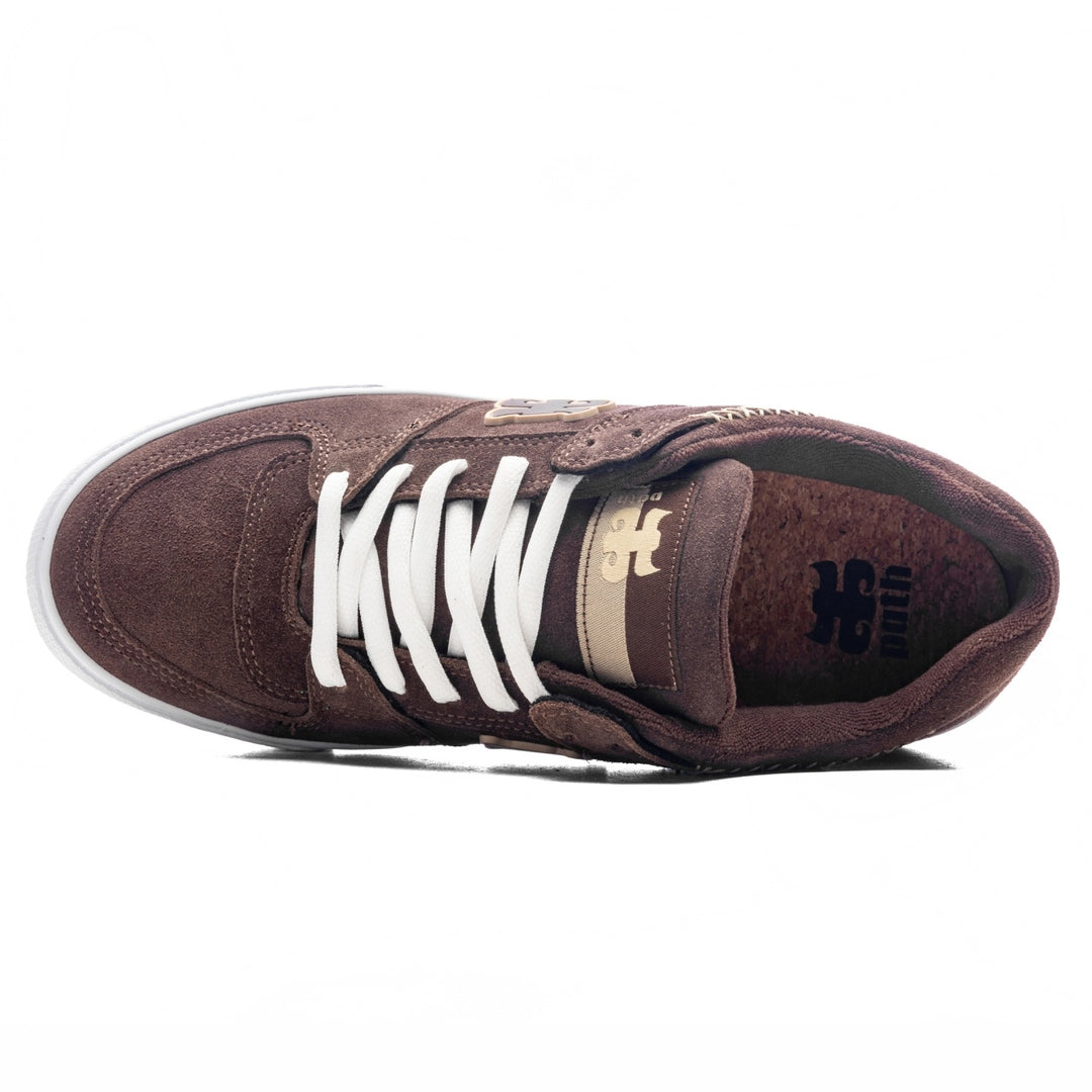 REED LOW BROWN SUEDE